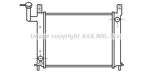 AVA QUALITY COOLING Radiaator,mootorijahutus DN2081